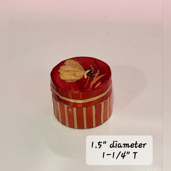 Vintage small round trinket - Picture 1 of 8